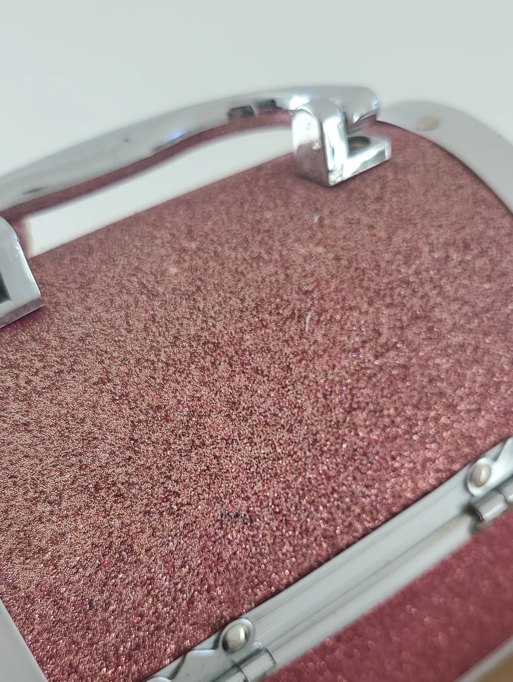 Caboodles Sparkle Jewelry Chest in Rose Pink with Silver Trim